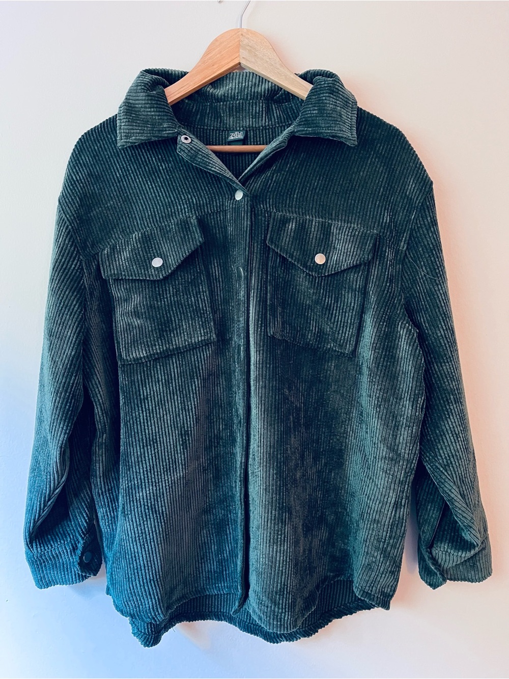 wild fable Dark Green Corduroy Jacket, Women’s, size S